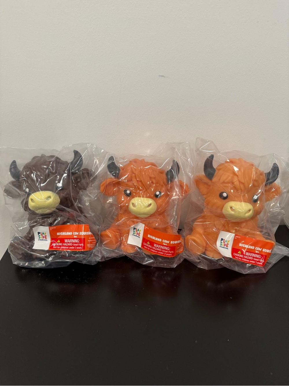 PRICE IS FIRM Hobby Lobby Highland Cow Squishy set of 3